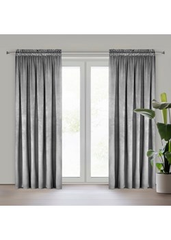 ZASŁONA GOTOWA PIERRE NA TAŚMIE 140 X 300 CM SZARY ze sklepu lenaodniemowlakadoszkolniaka.pl w kategorii Zasłony - zdjęcie 187427580