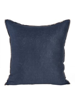 POSZEWKA LEN 4 45 X 45 CM GRANATOWY ze sklepu lenaodniemowlakadoszkolniaka.pl w kategorii Poszewki na poduszki - zdjęcie 187428792