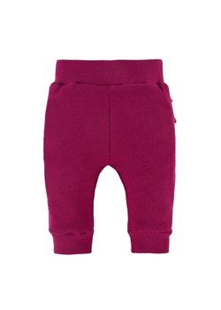 Legginsy dla dziewczynki bordo z falbanką Eevi Bloom ze sklepu lenaodniemowlakadoszkolniaka.pl w kategorii Spodnie i półśpiochy - zdjęcie 187429274