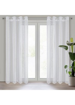 FIRANA GOTOWA AIDEN 140 X 250 CM BIAŁY ze sklepu lenaodniemowlakadoszkolniaka.pl w kategorii Firany - zdjęcie 187429420