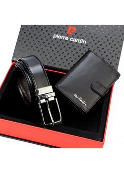 Zestaw na prezent dla mężczyzny portfel i pasek męski skórzany Pierre Cardin ze sklepu lenaodniemowlakadoszkolniaka.pl w kategorii Paski męskie - zdjęcie 187429901