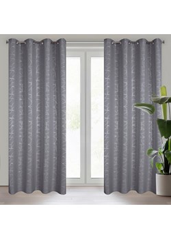 ZASŁONA GOTOWA EVI 140 X 250 CM SREBRNY ze sklepu lenaodniemowlakadoszkolniaka.pl w kategorii Zasłony - zdjęcie 187430061