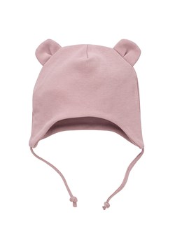 Czapka niemowlęca bawełniana wiązana różowa Pinokio Hello ze sklepu lenaodniemowlakadoszkolniaka.pl w kategorii Czapki dziecięce - zdjęcie 187430110