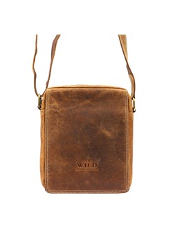 Torba saszetka listonoszka męska na ramię skórzana skóra naturalna Wild ze sklepu lenaodniemowlakadoszkolniaka.pl w kategorii Torby męskie - zdjęcie 187430303