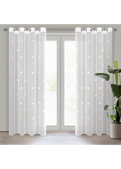 FIRANA GOTOWA ELSA 140 X 250 CM BIAŁY ze sklepu lenaodniemowlakadoszkolniaka.pl w kategorii Firany - zdjęcie 187430552