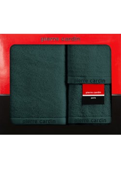 KOMPLET RĘCZNIKÓW 3 SZT EVI 40 X 34 X 9 CM BUTELKOWY ZIELONY ze sklepu lenaodniemowlakadoszkolniaka.pl w kategorii Ręczniki - zdjęcie 187431313