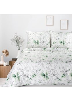 KOMPLET POŚCIELI SATYNOWEJ SPRING 28 140 X 200 CM BIAŁY ze sklepu lenaodniemowlakadoszkolniaka.pl w kategorii Pościele - zdjęcie 187432474