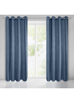 ZASŁONA GOTOWA IBBIE 140X250 CM GRANATOWY ze sklepu lenaodniemowlakadoszkolniaka.pl w kategorii Zasłony - zdjęcie 187432691