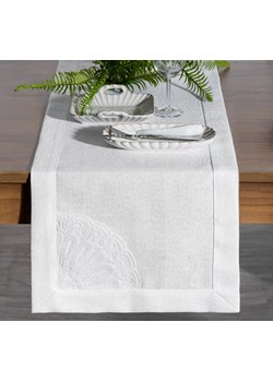 OBRUS ELEN 40 X 140 CM BIAŁY ze sklepu lenaodniemowlakadoszkolniaka.pl w kategorii Obrusy i bieżniki - zdjęcie 187433680