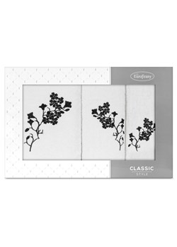 KOMPLET RĘCZNIKÓW 3 56 X 36 X 7 CM BIAŁY ze sklepu lenaodniemowlakadoszkolniaka.pl w kategorii Ręczniki - zdjęcie 187434401