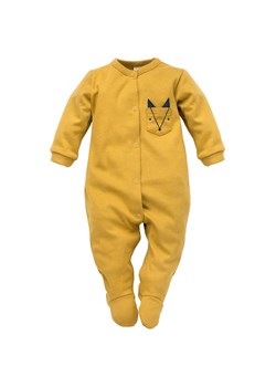 Pajac niemowlęcy wyprawka piżamka Secret Forest Pinokio curry ze sklepu lenaodniemowlakadoszkolniaka.pl w kategorii Pajacyki - zdjęcie 187434912