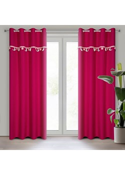 ZASŁONA GOTOWA MOON 2 140 X 250 CM AMARANTOWY ze sklepu lenaodniemowlakadoszkolniaka.pl w kategorii Zasłony - zdjęcie 187434991