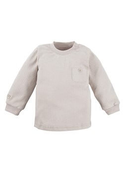 Bluzka bawełniana beżowa dla dziewczynki z kieszonką Simply Comfy Eevi ze sklepu lenaodniemowlakadoszkolniaka.pl w kategorii Bluzy i swetry - zdjęcie 187435472