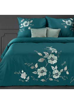 KOMPLET POŚCIELI HAFT6 160 X 200 CM TURKUSOWY ze sklepu lenaodniemowlakadoszkolniaka.pl w kategorii Pościele - zdjęcie 187436881