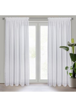 FIRANA GOTOWA ALIA NA TAŚMIE 140 X 270 CM BIAŁY ze sklepu lenaodniemowlakadoszkolniaka.pl w kategorii Firany - zdjęcie 187437533