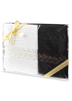 KOMPLET RĘCZNIKÓW GLOW 42 X 33 X 5 CM BIAŁY ze sklepu lenaodniemowlakadoszkolniaka.pl w kategorii Ręczniki - zdjęcie 187437601