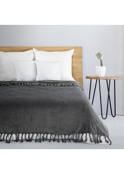 KOC EMMA 150 X 200 CM STALOWY ze sklepu lenaodniemowlakadoszkolniaka.pl w kategorii Narzuty i kapy - zdjęcie 187438230