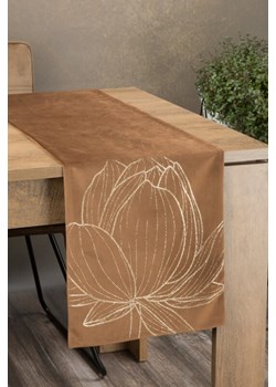 OBRUS BLINK 12 35 X 140 CM BRĄZOWY ze sklepu lenaodniemowlakadoszkolniaka.pl w kategorii Obrusy i bieżniki - zdjęcie 187438641