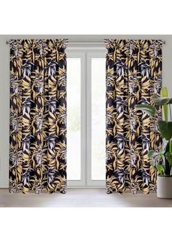 ZASŁONA GOTOWA ZOJA NA TAŚMIE 140 X 270 CM CZARNY ze sklepu lenaodniemowlakadoszkolniaka.pl w kategorii Zasłony - zdjęcie 187438680