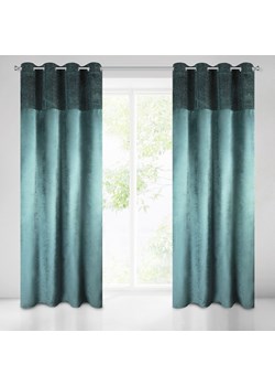 Zasłona gotowa turkusowa na przelotki 140X250 ze sklepu lenaodniemowlakadoszkolniaka.pl w kategorii Zasłony - zdjęcie 187439463