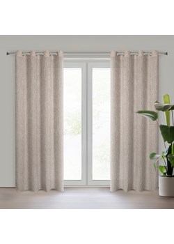 ZASŁONA GOTOWA SELMA 135 X 250 CM BEŻOWY ze sklepu lenaodniemowlakadoszkolniaka.pl w kategorii Zasłony - zdjęcie 187439490