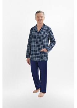 Piżama męska z długim rękawem długie spodnie Antoni 403 Rozpinana 3XL ze sklepu lenaodniemowlakadoszkolniaka.pl w kategorii Piżamy męskie - zdjęcie 187439540