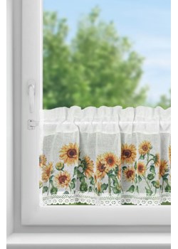 FIRANA GOTOWA HELIA NA TAŚMIE 150 X 30 CM BIAŁY ze sklepu lenaodniemowlakadoszkolniaka.pl w kategorii Firany - zdjęcie 187440201