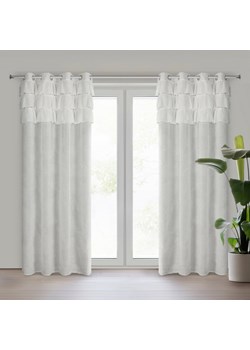 ZASŁONA GOTOWA AGIS 2 140 X 250 CM BIAŁY ze sklepu lenaodniemowlakadoszkolniaka.pl w kategorii Zasłony - zdjęcie 187440672