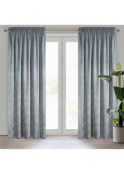 ZASŁONA GOTOWA RIVA NA TAŚMIE 140 X 270 CM STALOWY ze sklepu lenaodniemowlakadoszkolniaka.pl w kategorii Zasłony - zdjęcie 187441532