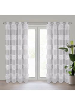 FIRANA GOTOWA MARGARET 140 X 250 CM SREBRNY ze sklepu lenaodniemowlakadoszkolniaka.pl w kategorii Firany - zdjęcie 187441993