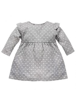 Sukienka Unicorn Pinokio szara w groszki ze sklepu lenaodniemowlakadoszkolniaka.pl w kategorii Odzież dla niemowląt - zdjęcie 187442212