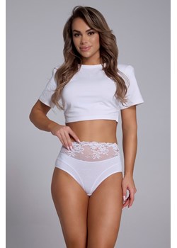 WOLBAR FIGI ECO-HI MAJTKI KORONKOWE biały L ze sklepu lenaodniemowlakadoszkolniaka.pl w kategorii Majtki damskie - zdjęcie 187442394