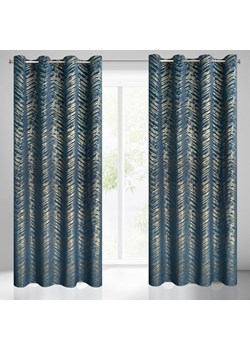 ZASŁONA GOTOWA SARA 140 X 250 CM GRANATOWY ze sklepu lenaodniemowlakadoszkolniaka.pl w kategorii Zasłony - zdjęcie 187443482