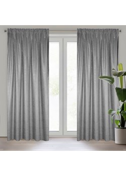 ZASŁONA GOTOWA AMBI NA TAŚMIE 140 X 270 CM STALOWY ze sklepu lenaodniemowlakadoszkolniaka.pl w kategorii Zasłony - zdjęcie 187444013