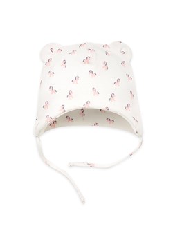 Czapka niemowlęca wiaz LOVELY DAY écru,koniki 68 ze sklepu lenaodniemowlakadoszkolniaka.pl w kategorii Czapki dziecięce - zdjęcie 187444194