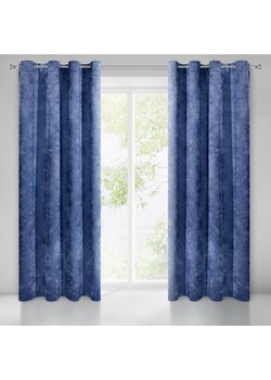 ZASŁONA GOTOWA ANISA 140 X 250 CM GRANATOWY ze sklepu lenaodniemowlakadoszkolniaka.pl w kategorii Zasłony - zdjęcie 187446162