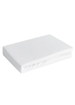 PRZEŚCIERADŁO JERSEY3 140 X 200 X 30 CM BIAŁY ze sklepu lenaodniemowlakadoszkolniaka.pl w kategorii Prześcieradła - zdjęcie 187446701