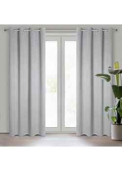 ZASŁONA GOTOWA AMARO 140 X 250 CM SZARY ze sklepu lenaodniemowlakadoszkolniaka.pl w kategorii Zasłony - zdjęcie 187447342