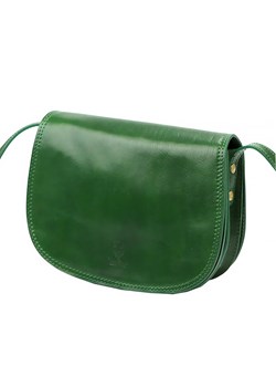 Florence torebka listonoszka skóra naturalna zielony ze sklepu lenaodniemowlakadoszkolniaka.pl w kategorii Listonoszki - zdjęcie 187447771