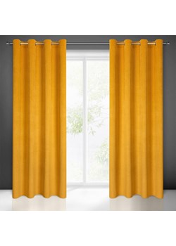 ZASŁONA GOTOWA ELIZA 140 X 250 CM MUSZTARDOWY ze sklepu lenaodniemowlakadoszkolniaka.pl w kategorii Zasłony - zdjęcie 187448331