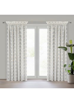 ZASŁONA GOTOWA MIRIAM NA TAŚMIE 140 X 270 CM BIAŁY ze sklepu lenaodniemowlakadoszkolniaka.pl w kategorii Zasłony - zdjęcie 187448741