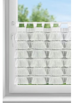 FIRANA GOTOWA LILIA 2 NA SZELKACH 150 X 70 CM BIAŁY ze sklepu lenaodniemowlakadoszkolniaka.pl w kategorii Firany - zdjęcie 187449983