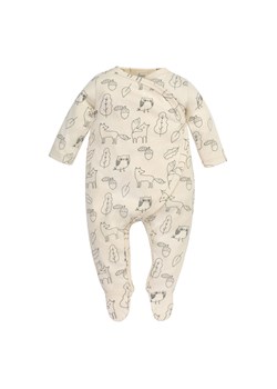 Pajacyk niemowlęcy SECRET FOREST écru,liski 68 ze sklepu lenaodniemowlakadoszkolniaka.pl w kategorii Pajacyki - zdjęcie 187450034