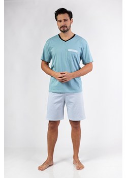 482 L Piżama męska zielony 01 ze sklepu lenaodniemowlakadoszkolniaka.pl w kategorii Piżamy męskie - zdjęcie 187450194