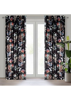 ZASŁONA GOTOWA ALANI NA TAŚMIE 140 X 270 CM CZARNY ze sklepu lenaodniemowlakadoszkolniaka.pl w kategorii Zasłony - zdjęcie 187450534