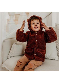 Bluza rozpinana z kapturem ciepła baranek dla chłopca Eevi Cars&Bears ze sklepu lenaodniemowlakadoszkolniaka.pl w kategorii Bluzy i swetry - zdjęcie 187450861