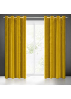 ZASŁONA GOTOWA SAMANTA 140 X 250 CM MUSZTARDOWY ze sklepu lenaodniemowlakadoszkolniaka.pl w kategorii Zasłony - zdjęcie 187451831