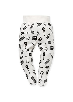 Półśpiochy niemowlęce ecru dla chłopca Pinokio Lets rock ze sklepu lenaodniemowlakadoszkolniaka.pl w kategorii Spodnie i półśpiochy - zdjęcie 187451990