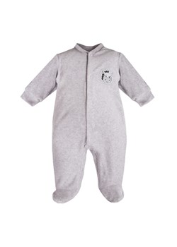 Pajac niemowlęcy wyprawka welurowy szary Eevi Baby love ze sklepu lenaodniemowlakadoszkolniaka.pl w kategorii Pajacyki - zdjęcie 187452344