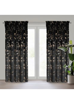 ZASŁONA GOTOWA SELENA NA TAŚMIE 140 X 270 CM CZARNY ze sklepu lenaodniemowlakadoszkolniaka.pl w kategorii Zasłony - zdjęcie 187453133